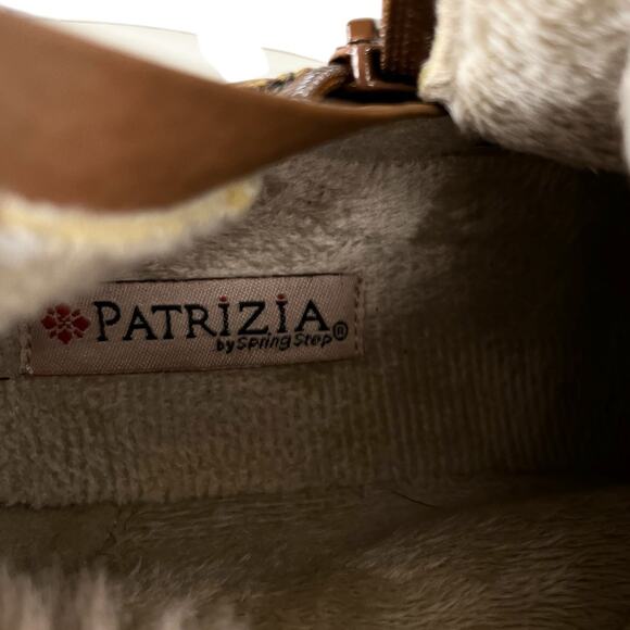 Patrizia by Spring Step Sneaker Booties Lace Up 39 Animal Print Side Zip 8.5 - Picture 15 of 15